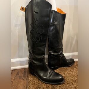 Frye embroidered boots